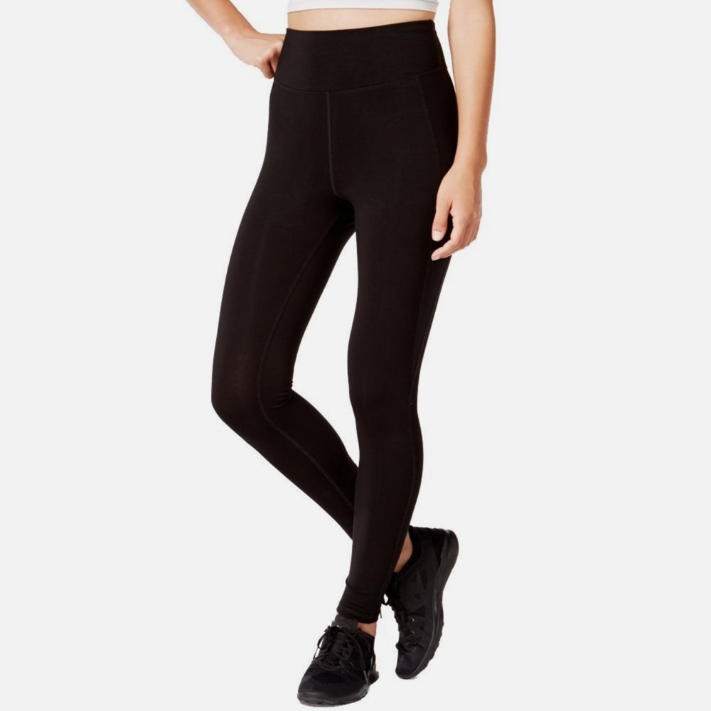 Ideology ID Shape Black High Rise Slimming Compression Leggings Women S